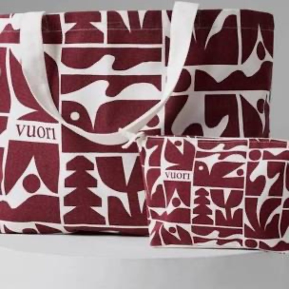 VUORI Limited Edition Tote Bag & Matching Zipper Pouch - Picture 2 of 6
